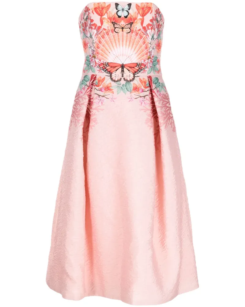 Mary Katrantzou Besticktes Meadow Midikleid - Rosa Rosa