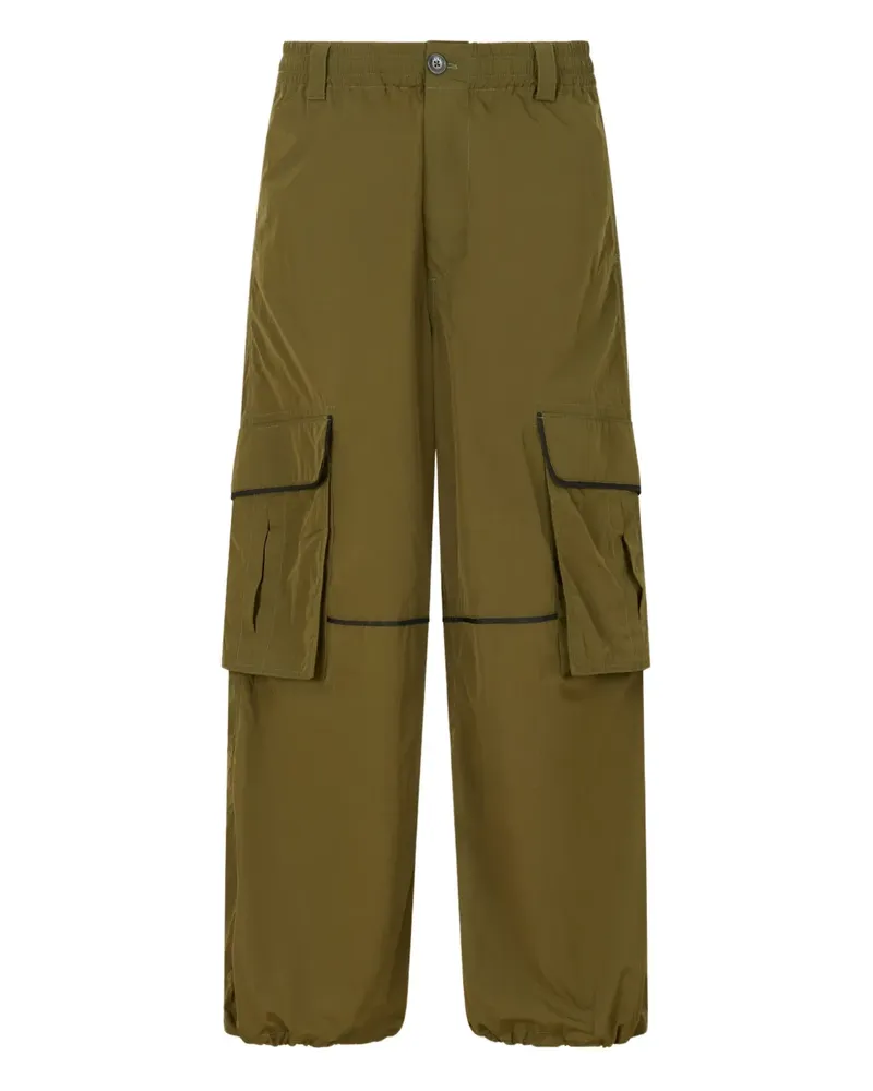 Marni Hose mit Gürtelschlaufe - Grün Grün