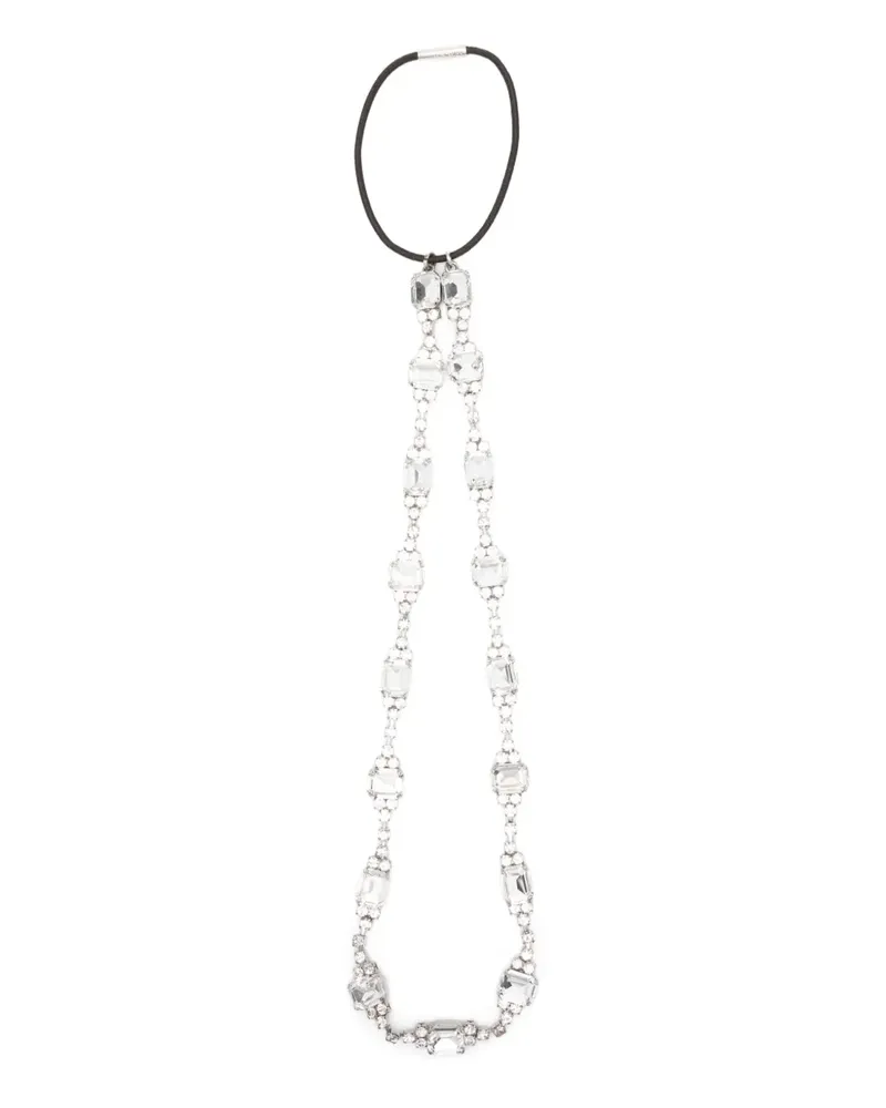 Dolce & Gabbana crystal-embellished hair accessory - Silber Silber