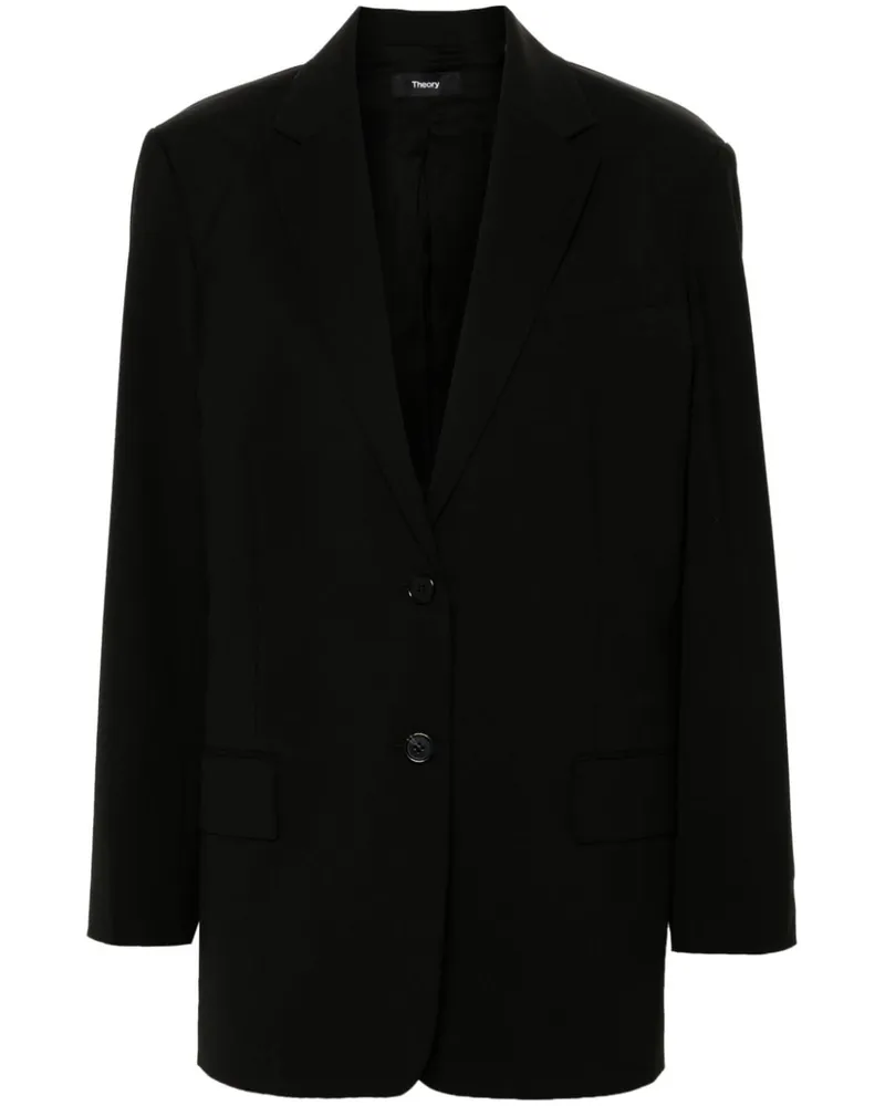 Theory Einreihiger Blazer Schwarz