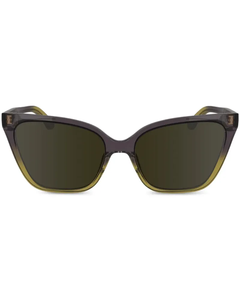 Calvin Klein Sonnenbrille mit Logo-Print - Violett Violett