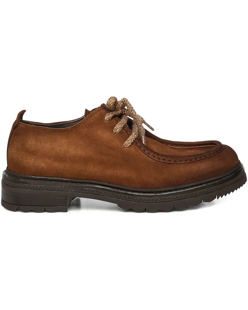 Giuliano Galiano Jean suede boots - Braun Braun