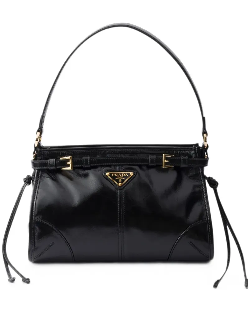Prada Bonnie small leather handbag - Schwarz Schwarz