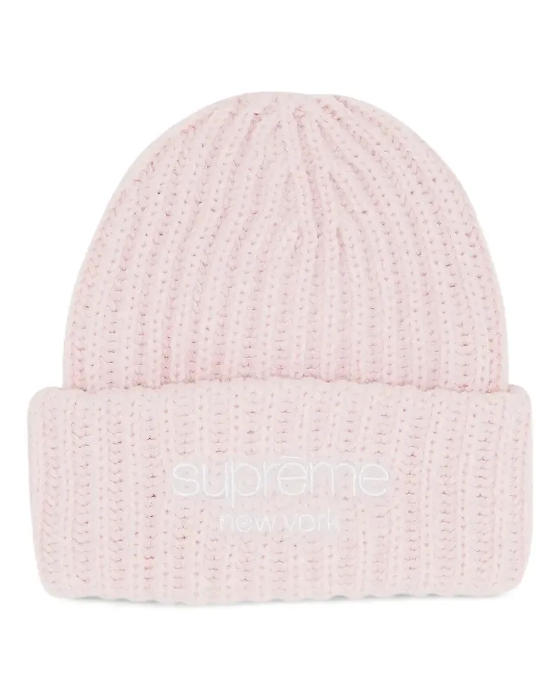 Supreme Being Classic logo chunky ribbed beanie - Rosa Rosa