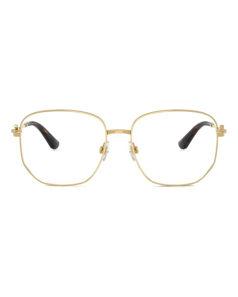 Dolce & Gabbana Brille mit geometrischem Gestell - Gold Gold
