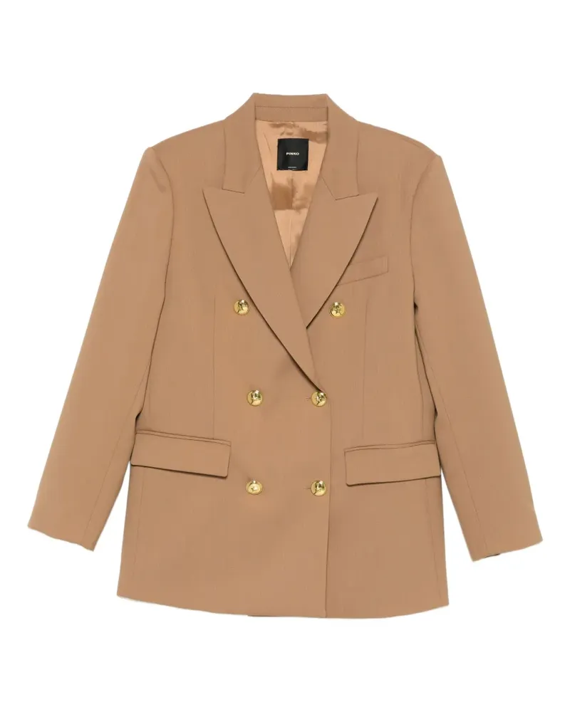 Pinko New Guinea double-breasted button-up blazer - Braun Braun