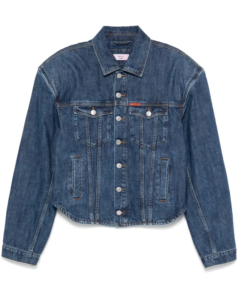 Martine Rose Klassische Jeansjacke - Blau Blau