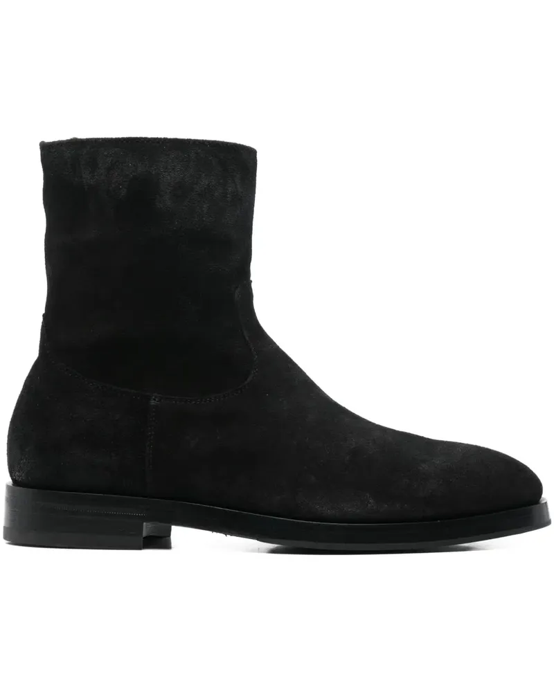 Officine Creative Italia Ortega 002 Stiefel mit Reißverschluss 35mm - Schwarz Schwarz