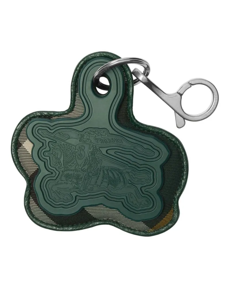 Burberry Schlüsselanhänger mit Ritteremblem - Grün Grün