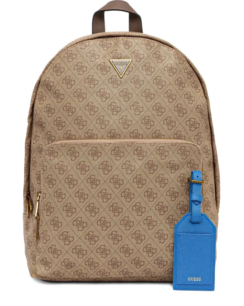 Guess Vezzola Rucksack mit Monogramm - Nude Nude