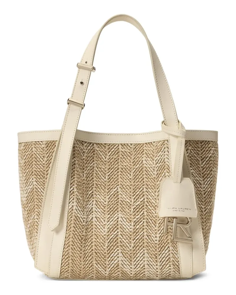 Ralph Lauren Kleine Jute Tote Bag - Nude Nude