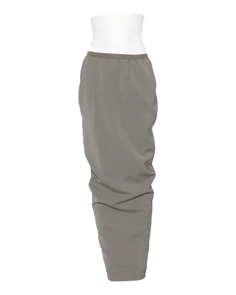 Rick Owens Soft Pillar maxi skirt - Grau Grau