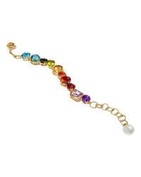 Dolce & Gabbana 18kt 'Rainbow' Gelbgoldarmband Gold