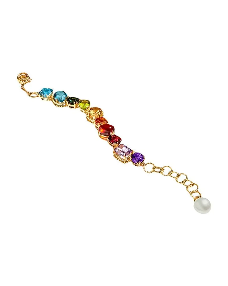 Dolce & Gabbana 18kt Rainbow Gelbgoldarmband mit Schmucksteinen Gold