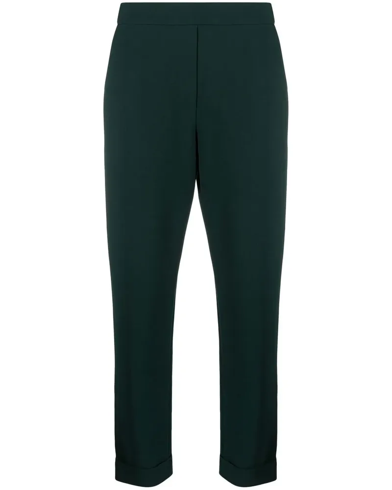 P.A.R.O.S.H. P.A.R.O H. Cropped-Hose mit Stretchbund - Grün Grün