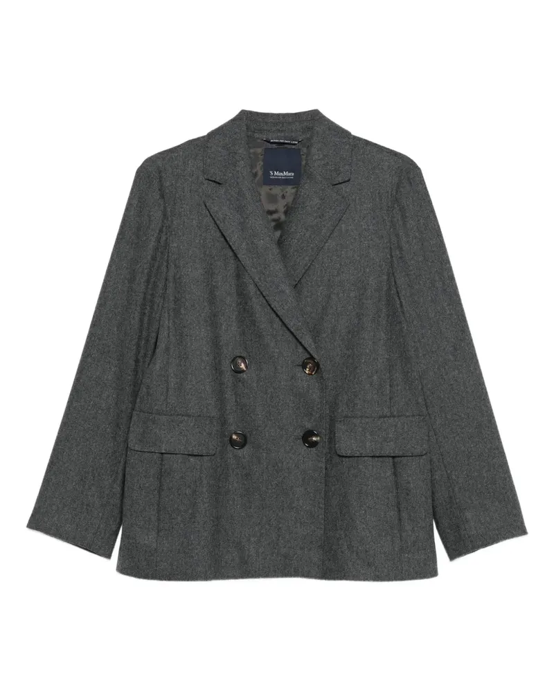 Max Mara Doppelreihiges Sakko - Grau Grau