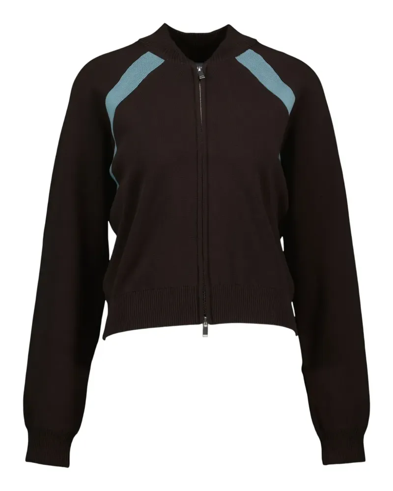 Samsøe & Samsøe Savala logo-knit bomber jacket - Braun Braun