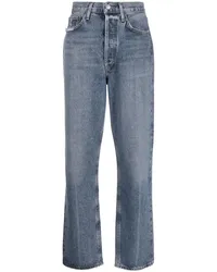 AGOLDE Gerade Jeans Blau