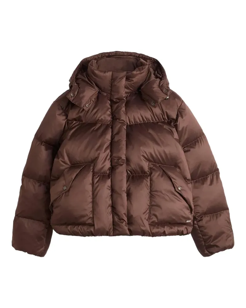 Levi's Gefütterte Jacke mit abnehmbarer Kapuze - Braun Braun