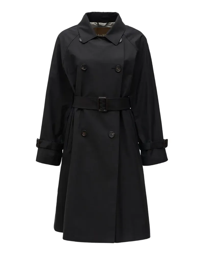 Max Mara Trenchcoat mit Gürtel - Schwarz Schwarz