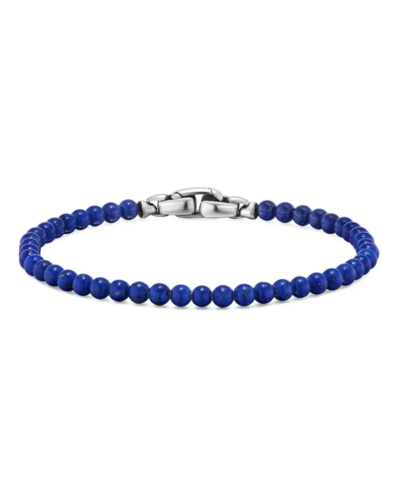 David Yurman Spiritual Beads Armband aus Sterlingsilber 4mm Silber