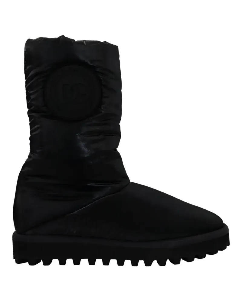 Dolce & Gabbana Gesteppte Stiefel - Schwarz Schwarz