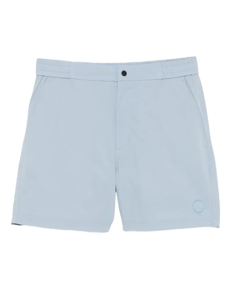 People of Shibuya logo-patch swim shorts - Blau Blau