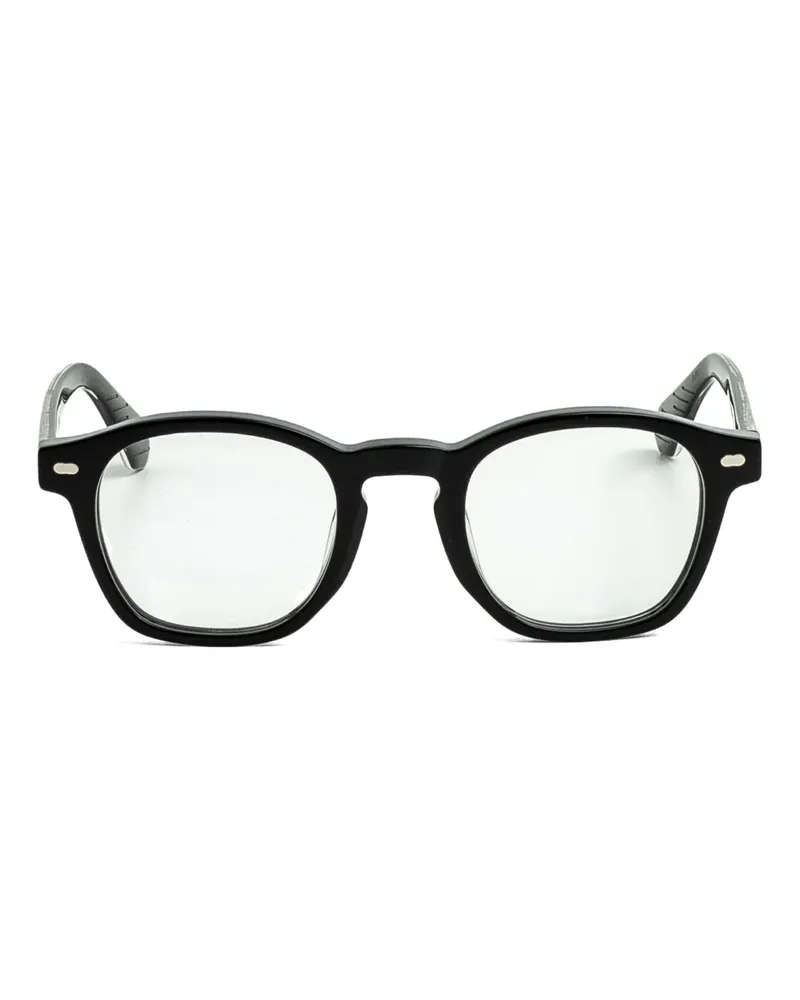EPOS Yeti Sonnenbrille mit rundem Gestell - Schwarz Schwarz