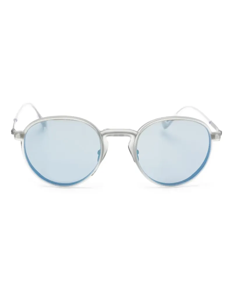 SNOB Milano Clip-On-Brille mit rundem Gestell - Grau Grau
