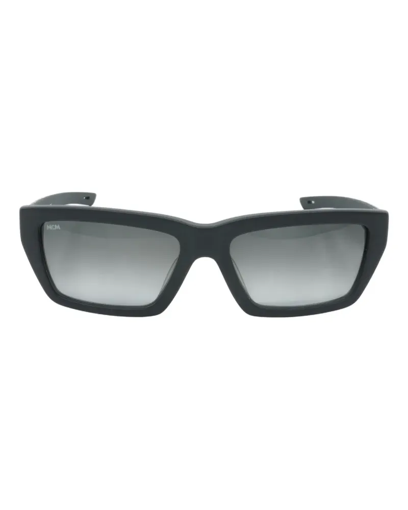 MCM Sonnenbrille mit eckigem Gestell - Schwarz Schwarz