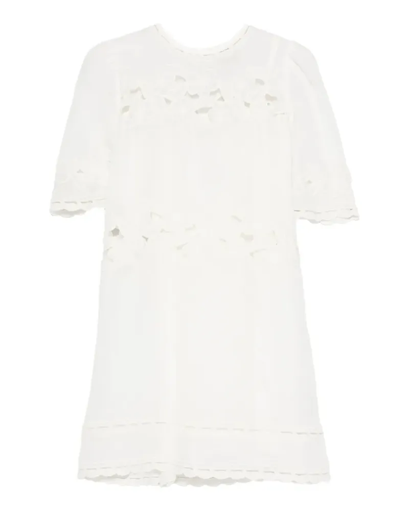 Isabel Marant Reldine Minikleid mit Cut-Out - Weiß Weiß
