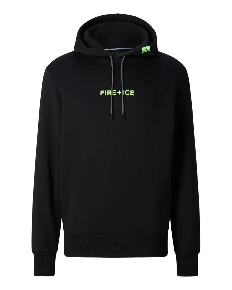 Bogner Fire & Ice Covell Hoodie mit Logo - Schwarz Schwarz