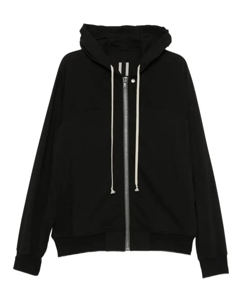 Rick Owens Kapuzenjacke mit Kordelzug - Schwarz Schwarz
