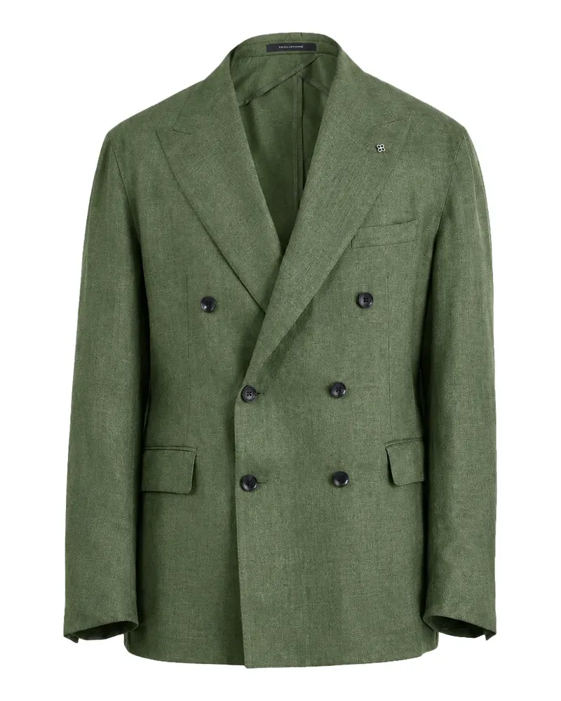 Tagliatore double-breasted peak-lapel blazer - Grün Grün