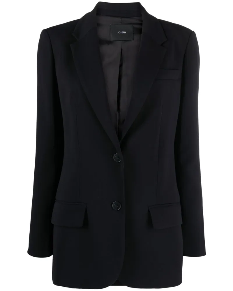 Joseph Einreihiger Cady Jackie Blazer aus Krepp Schwarz