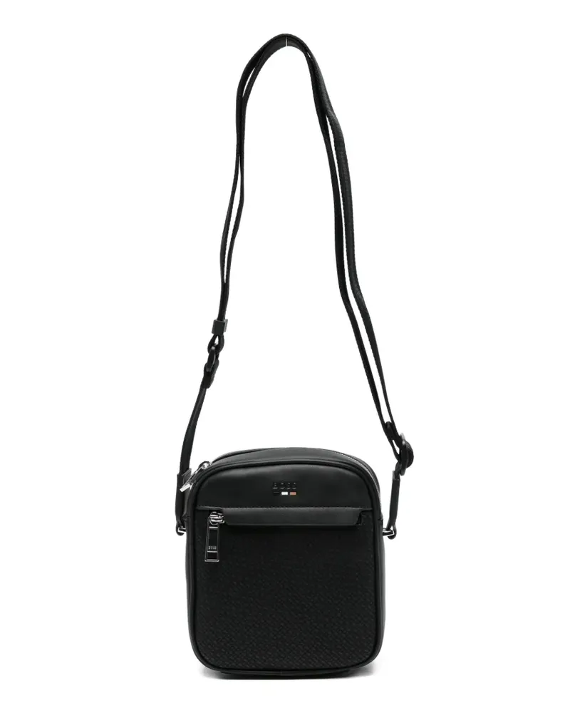 HUGO BOSS logo-detail messenger bag - Schwarz Schwarz