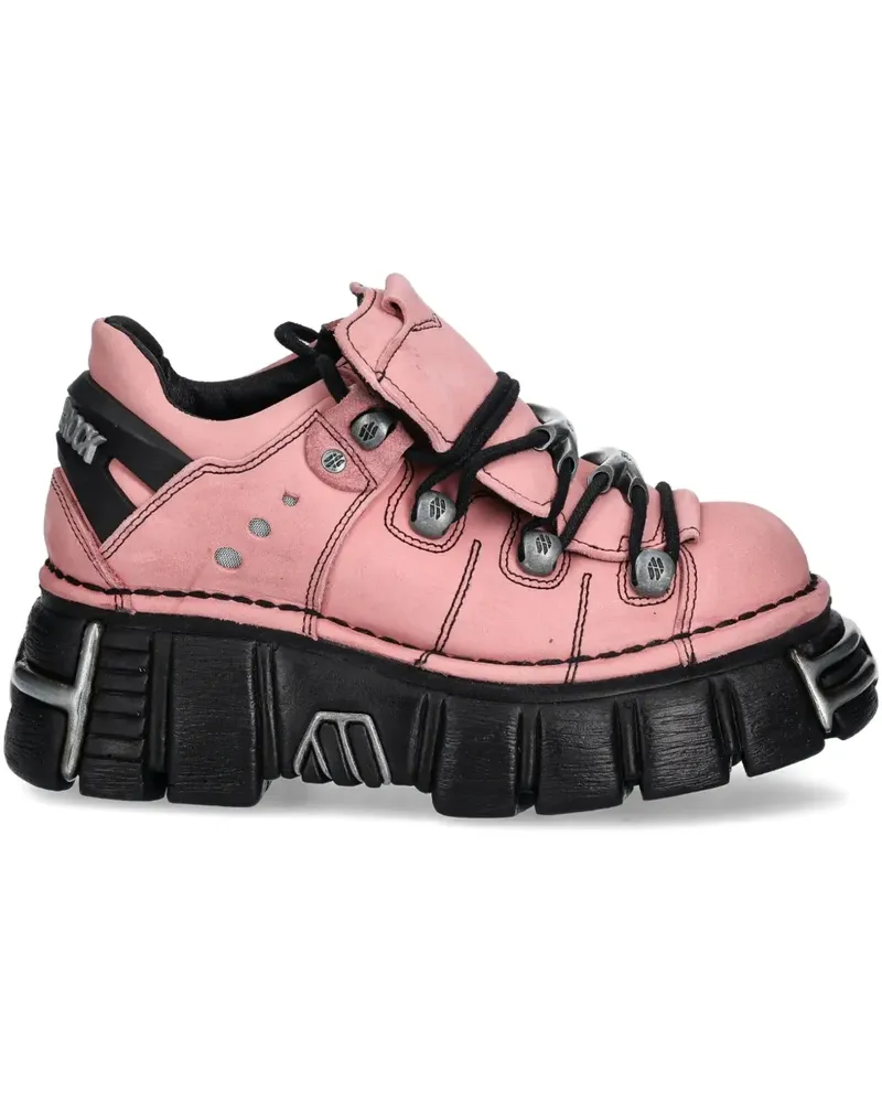 New Rock M-120N-C78 Plateau-Sneakers - Rosa Rosa