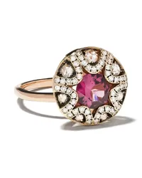 Selim Mouzannar 18kt Rotgoldring mit Diamanten Rosa