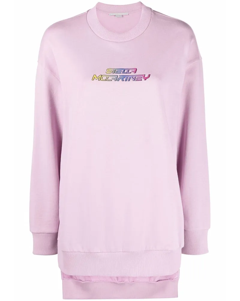 Stella McCartney Sweatshirt mit Logo-Print - Rosa Rosa