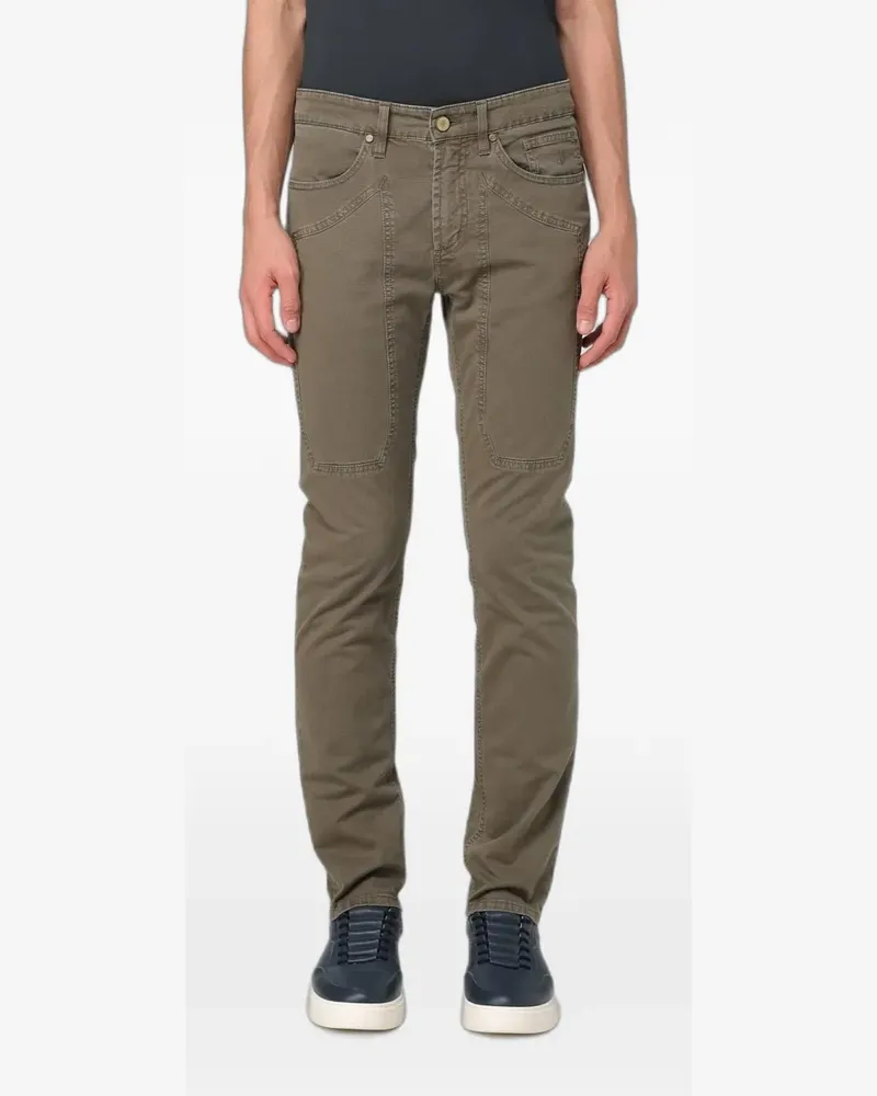 Jeckerson Hose mit Patch-Einsatz - Braun Braun