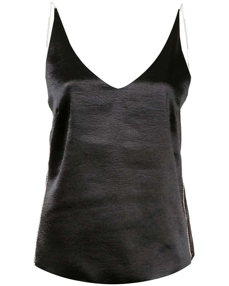 J Brand Lucy' Seidentop - Schwarz Schwarz