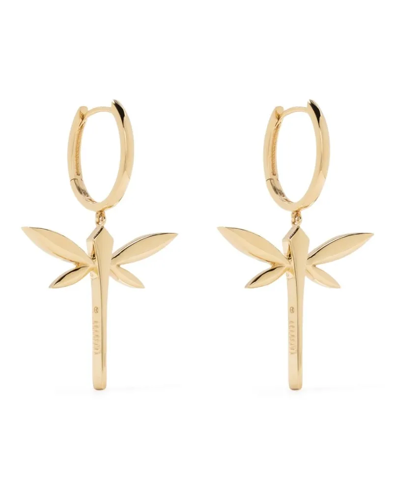 ANAPSARA Kleine 18kt Gelbgoldohrringe mit Libelle Gold