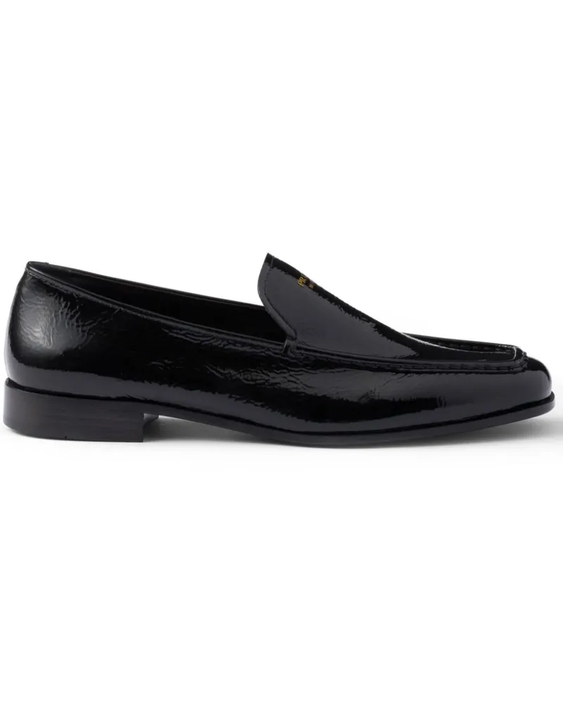Prada Loafer aus Lackleder - Schwarz Schwarz