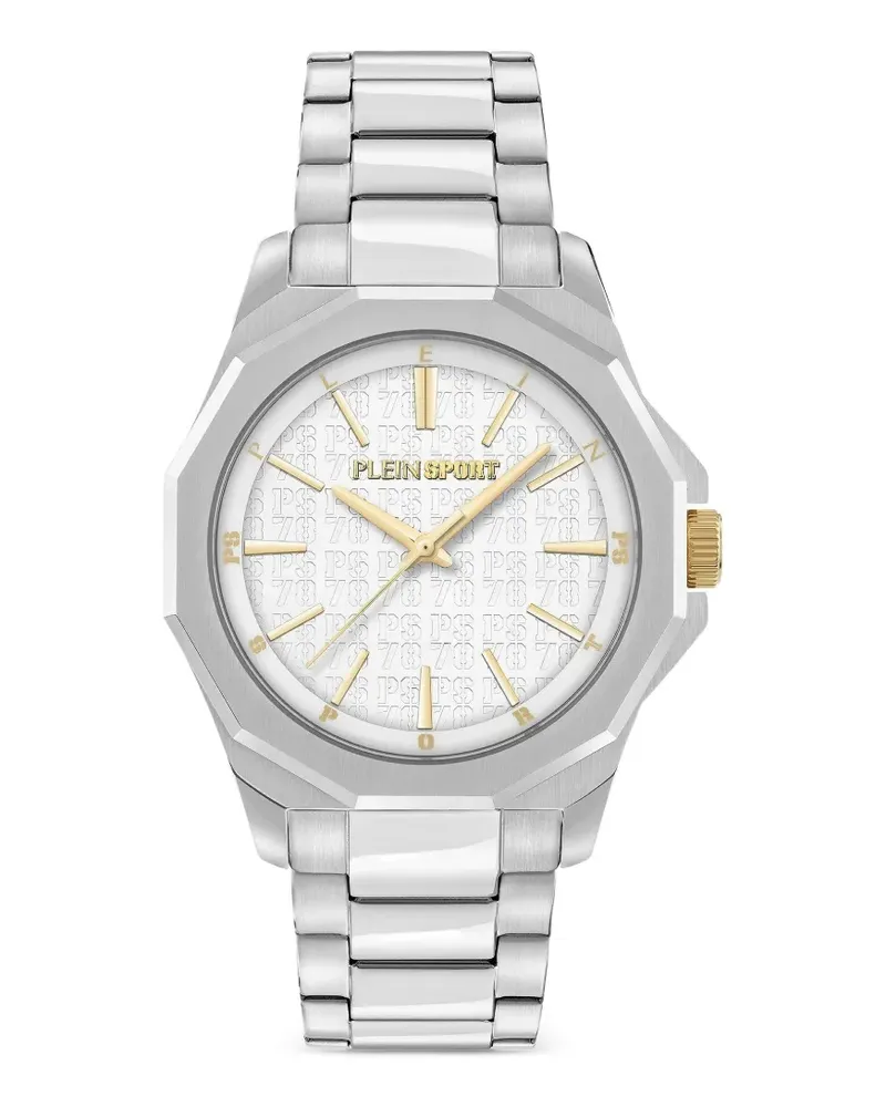 Philipp Plein stainless steel onyx 42mm watch - Weiß Weiß