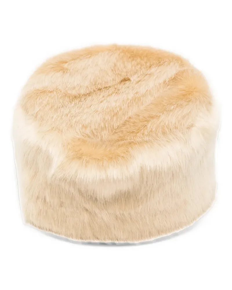 STAND Ozzy faux-fur hat - Nude Nude