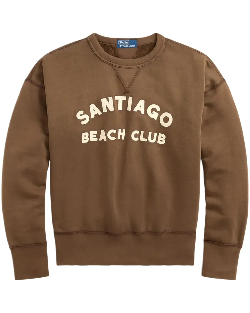 Ralph Lauren Sweatshirt mit grafischem Print - Braun Braun