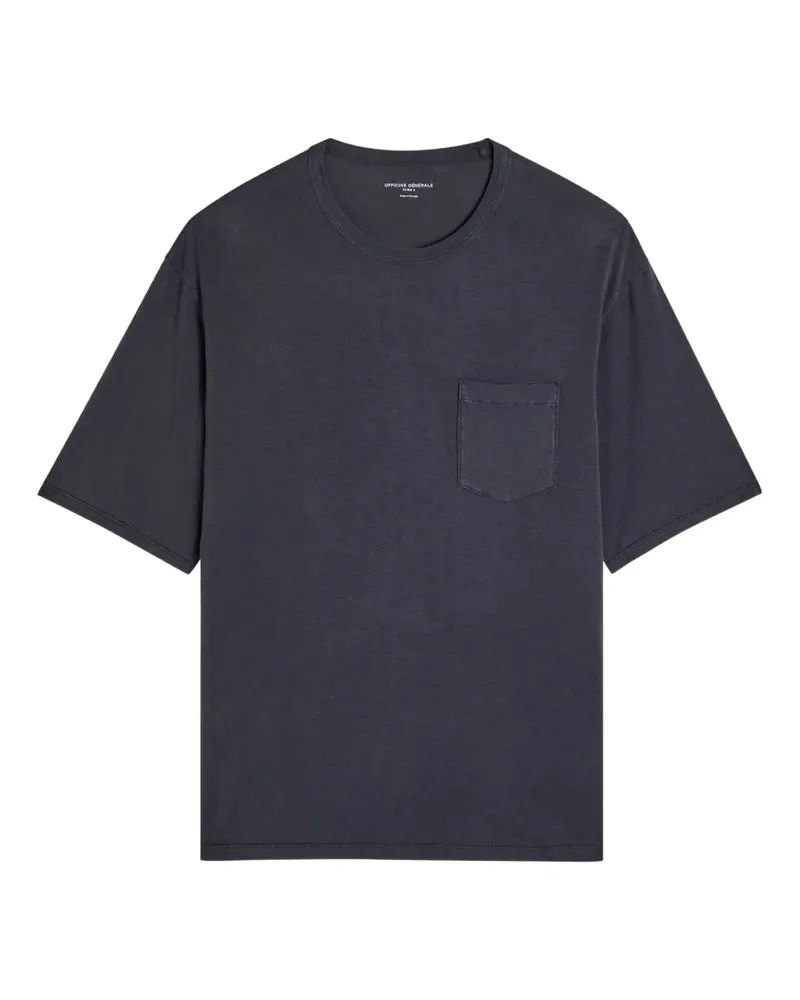 Officine Generale Benny pocket T-shirt - Grau Grau