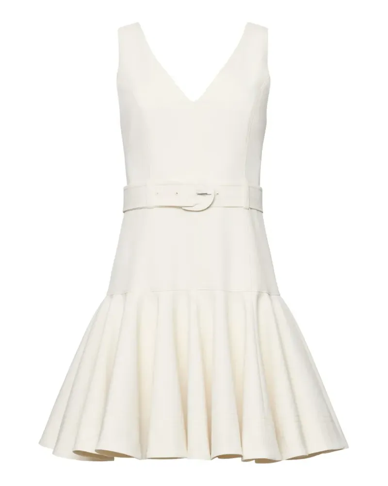 Cinq à Sept Maeva belted dress - Weiß Weiß