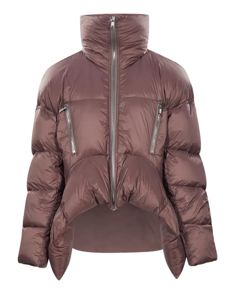 Rick Owens quilted high-neck jacket - Rot Rot
