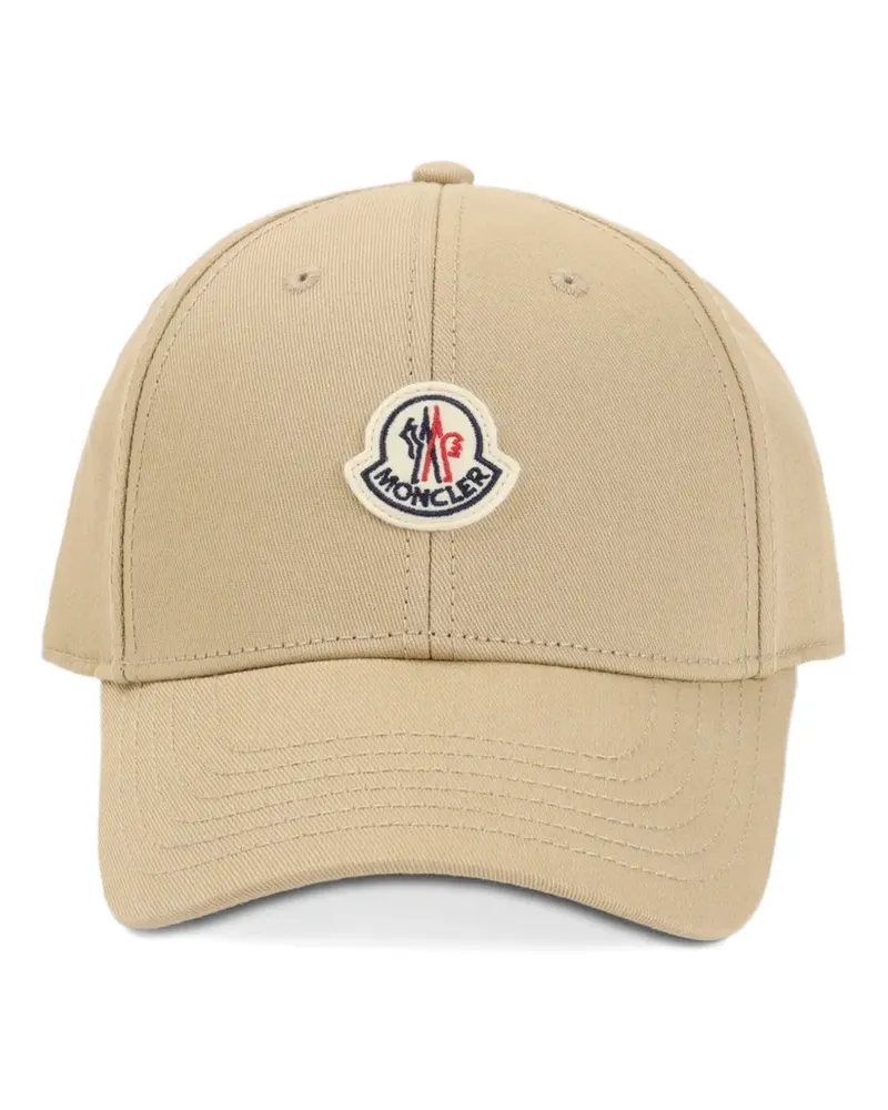 Moncler logo patch baseball cap - Nude Nude